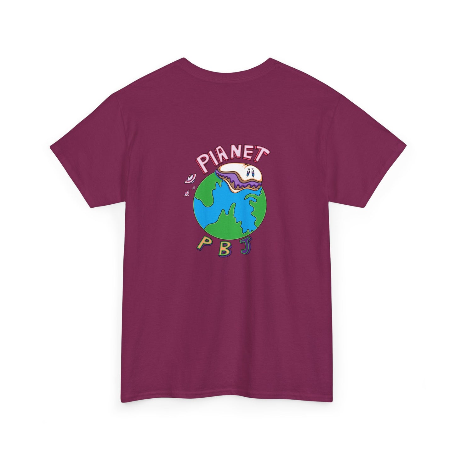 Retro Cartoon Graphic Tee, Unisex Heavy Cotton T-Shirt, Fun and Casual Wear, Great for Gifts, Earth Day, Pop Culture Fashion