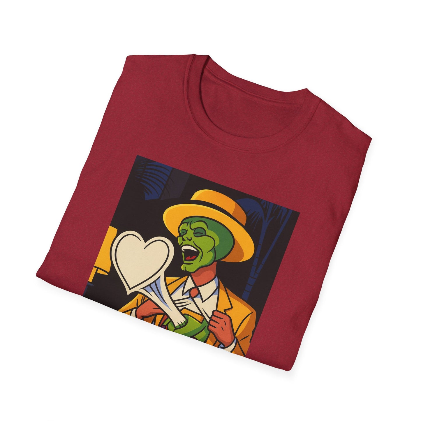 Quirky The Mask Unisex T-Shirt with Fun Graphics | Retro Vibes, Planet PB&J Design, Gift for Food Lovers, Unique Casual Wear, Graphic Tee