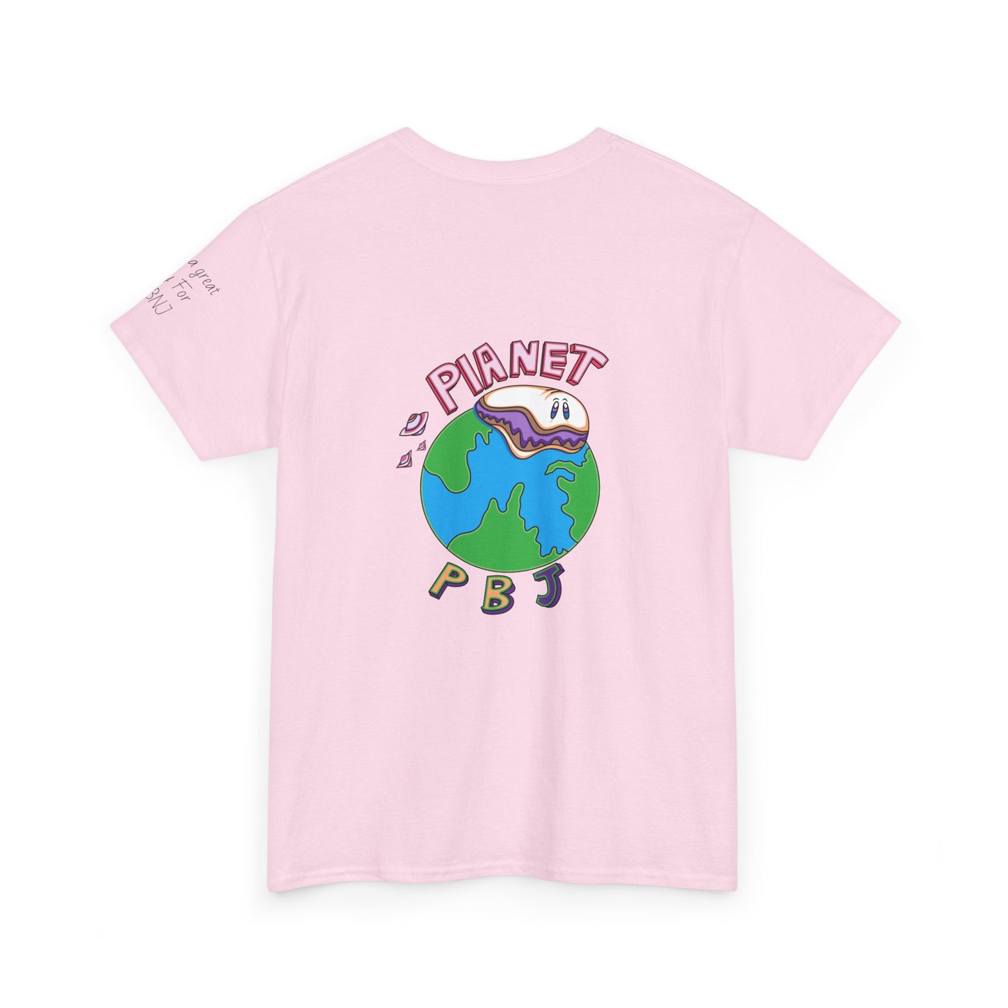 Funny Homer Simpson Heavy Cotton Tee - 'Planet PBJ' with Cartoon Design