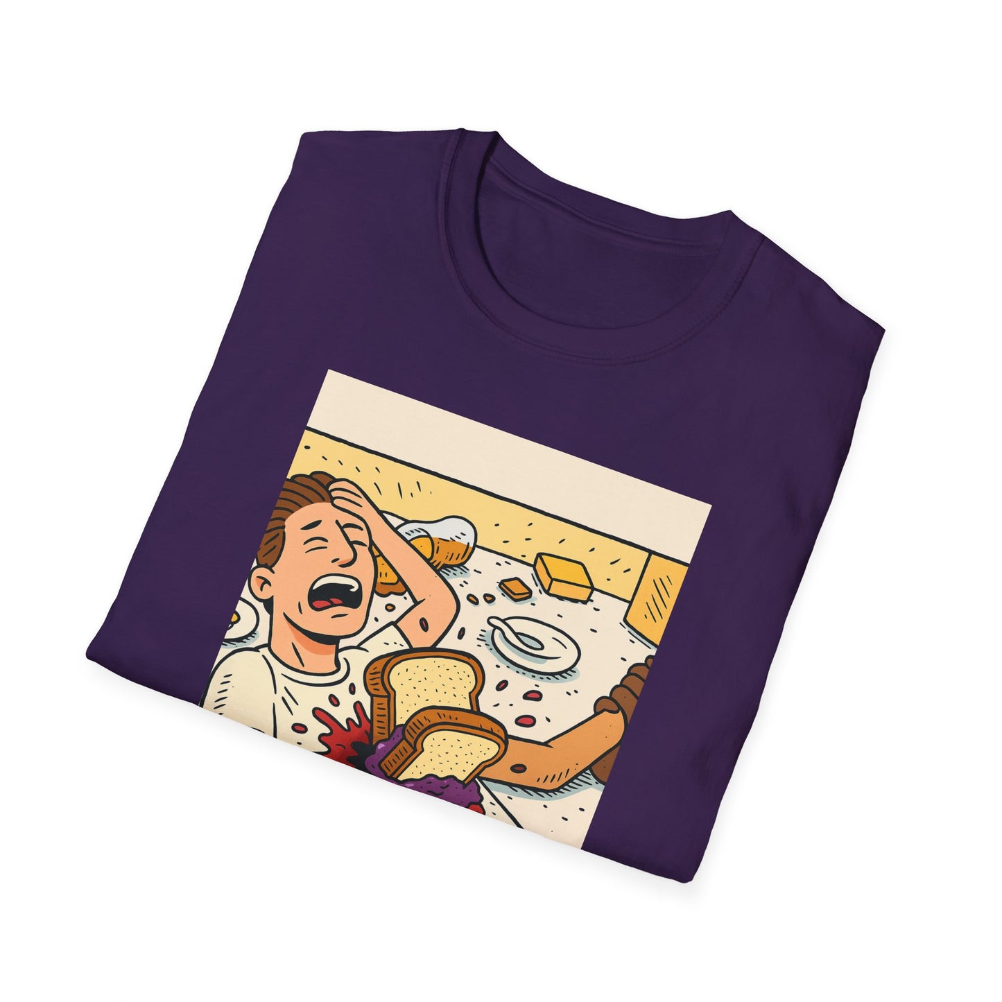 Funny Alien Foodie T-Shirt, Unisex T-Shirt, Gifts for Food Lovers, Humor Tee, Planet PB&J, Casual Everyday Wear, Foodie Gift Idea