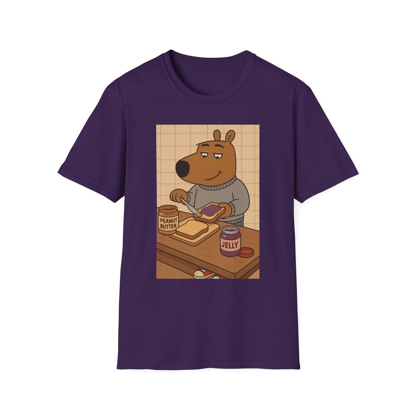 Chill Guy  Planet PB&J T-Shirt, Fun Graphic Tee, Cute Unisex Shirt, Foodie Fashion, Kids and Adult Fun Wear