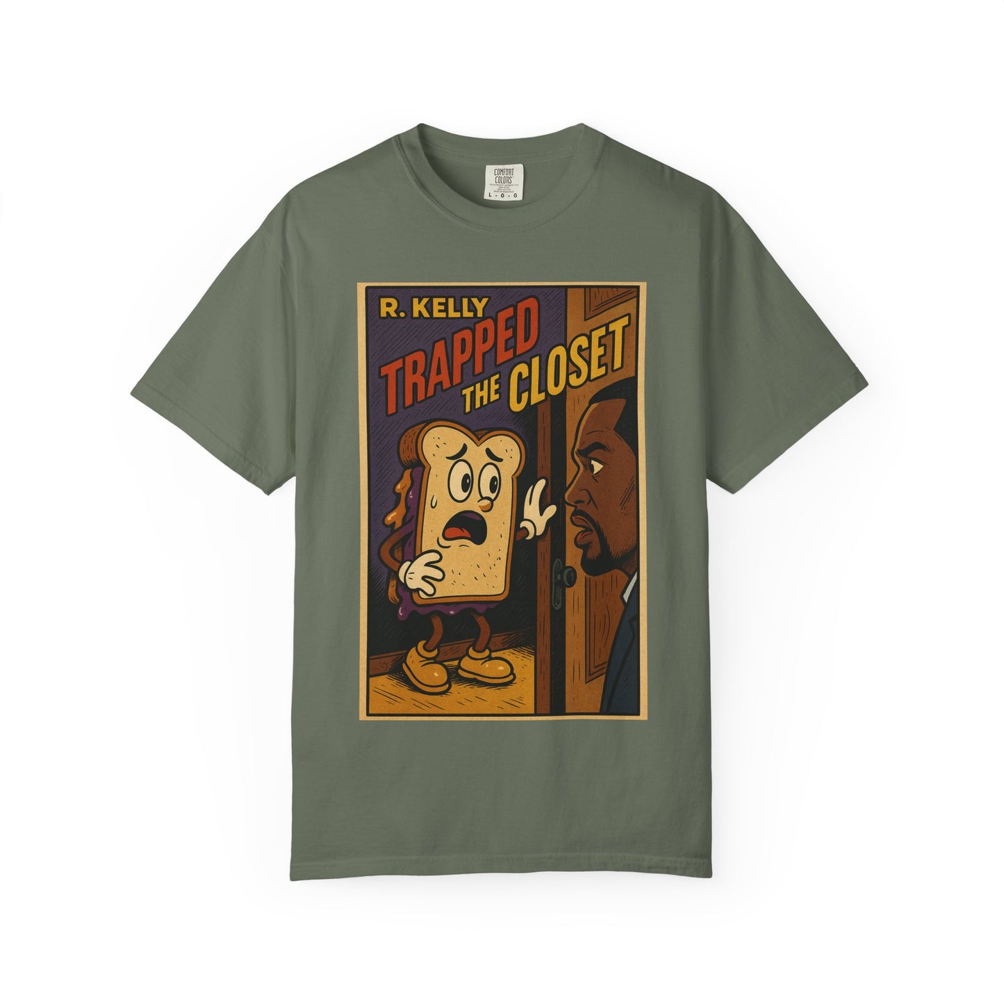 Trapped in The Closet  T-Shirt, Fun Unisex Tee for Music Lovers, Quirky Gift for Birthdays, Casual Wear, Retro Vibe