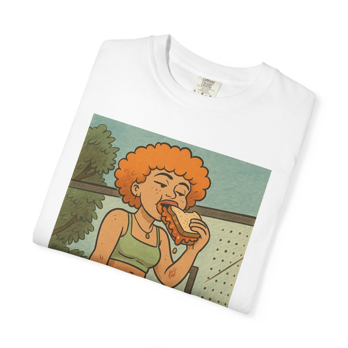Casual Graphic T-Shirt, Fun Design, Streetwear, Unisex Fashion, Gift for Food Lovers, Cool Tees, Summer Wear, Unique Style
