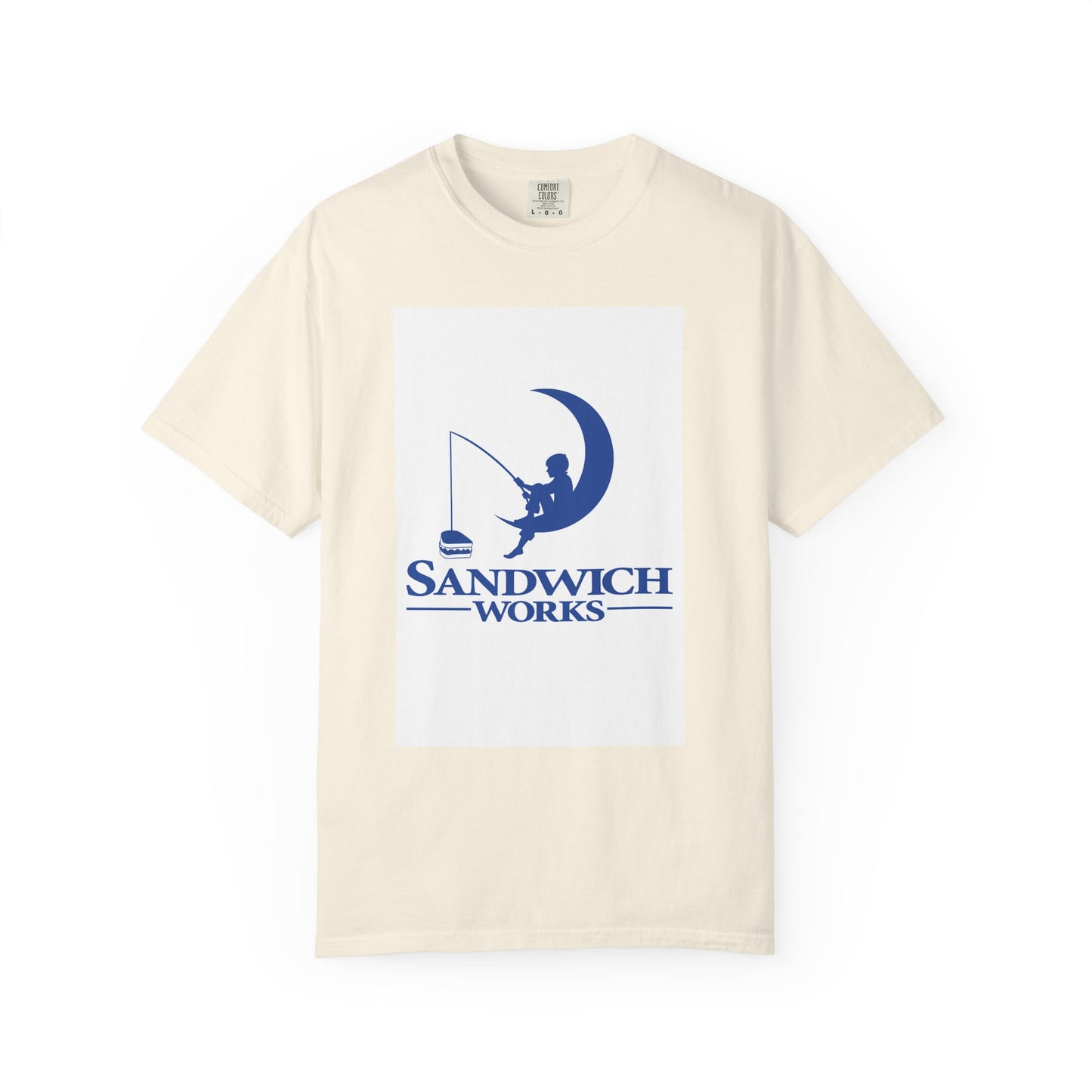 Sandwich Dream Works Fan Garment-Dyed Unisex T-Shirt: Chill Vibes, Eco-Friendly Fashion, Casual Wear, Gift for Nature Lovers, Perfect for Summer
