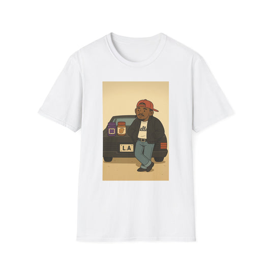 Cool Vibes Kendrick Unisex Softstyle T-Shirt - Streetwear Art, Hip-Hop Culture, Planet Earth, Gift for Music Lovers, Casual Summer Tee