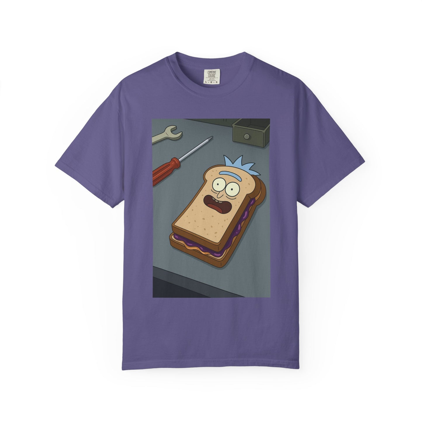 PB&J Rick and Morty Funny Unisex Graphic T-Shirt, Quirky Food Humor Tee, Perfect for Gift, Casual Wear, Planet PBJ Shirt