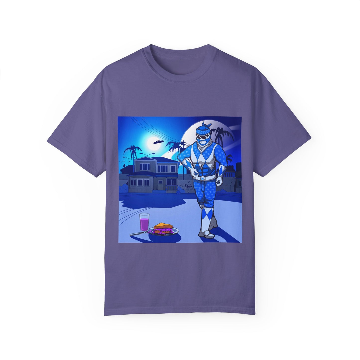 Blue  Ranger Long Beach Vibes Unisex T-Shirt - Perfect for Summer Adventures
