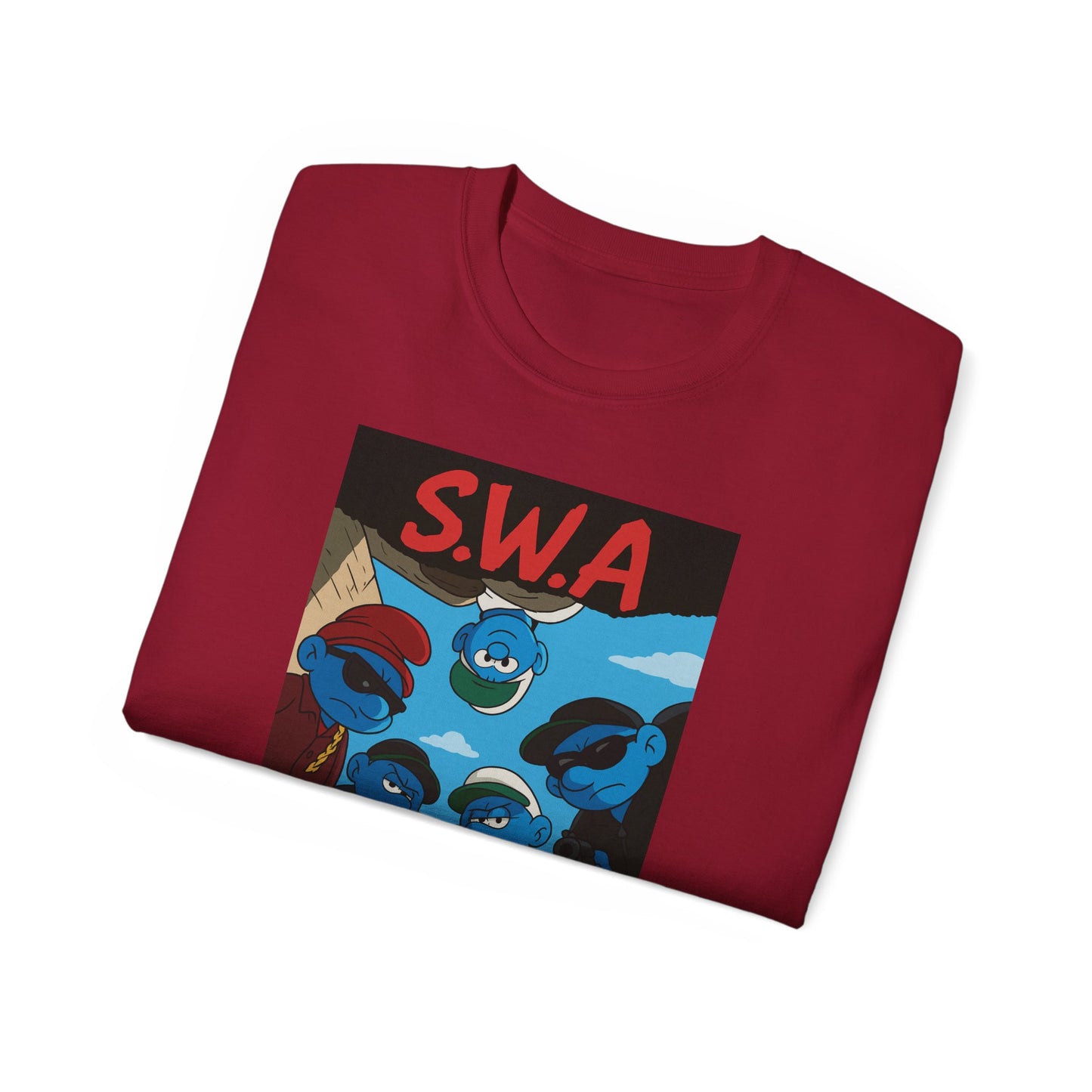 Smurfs With Attitude Unisex Graphic Tee