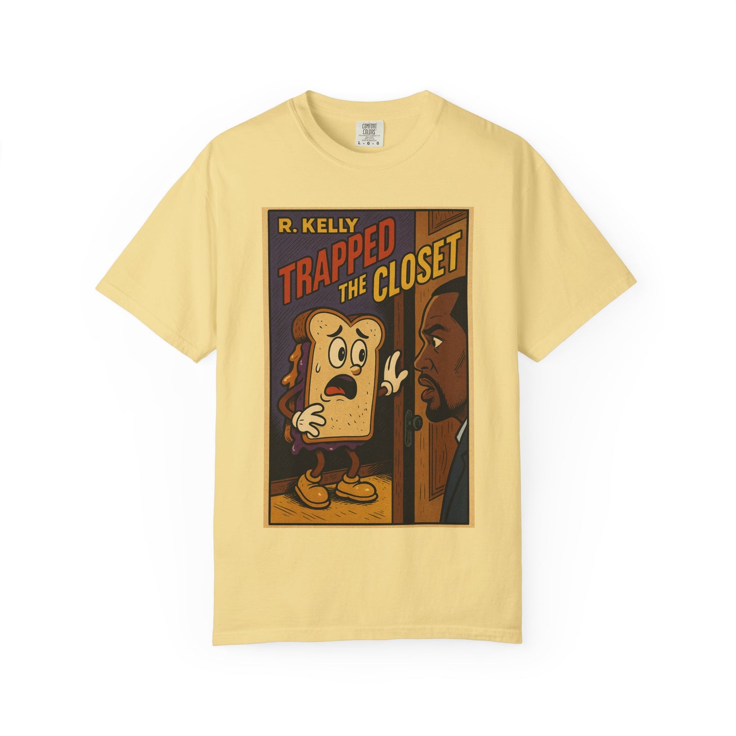 Trapped in The Closet  T-Shirt, Fun Unisex Tee for Music Lovers, Quirky Gift for Birthdays, Casual Wear, Retro Vibe