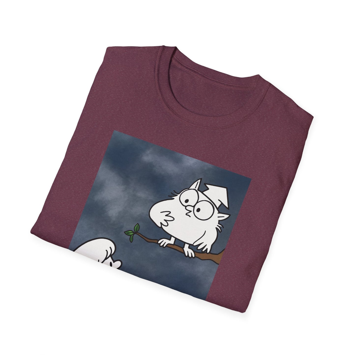 Playful Tootsie Owl Graphic Tee - Fun Design T-Shirt for Kids, Unisex Softstyle T-Shirt, Casual Wear, Gift for Birthdays, Eco-Friendly Fashion