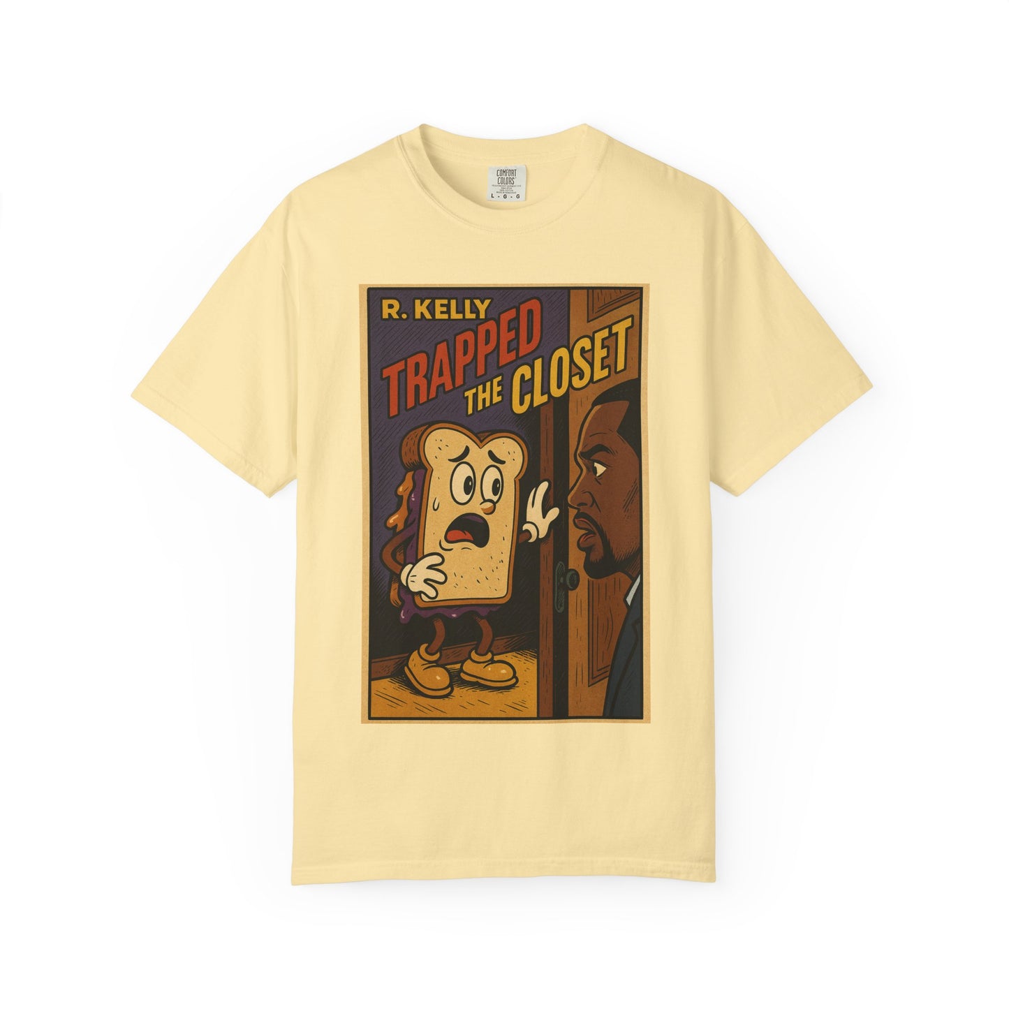 Trapped in The Closet  T-Shirt, Fun Unisex Tee for Music Lovers, Quirky Gift for Birthdays, Casual Wear, Retro Vibe