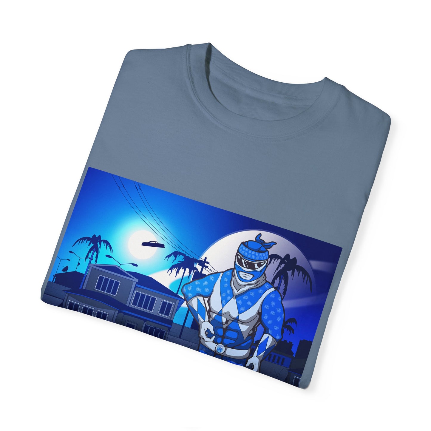 Blue  Ranger Long Beach Vibes Unisex T-Shirt - Perfect for Summer Adventures