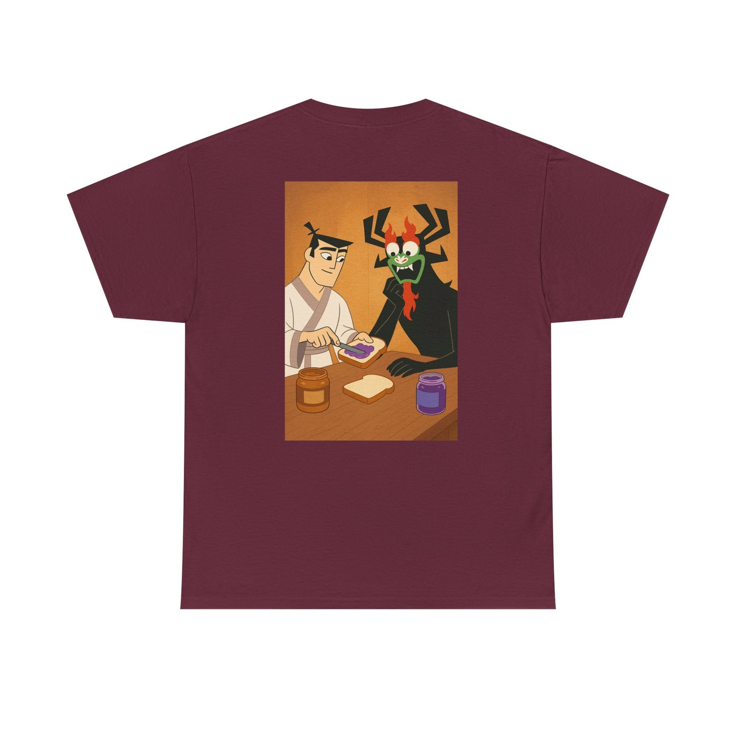 Samurai Jack Aku Planet PBJ T-shirt