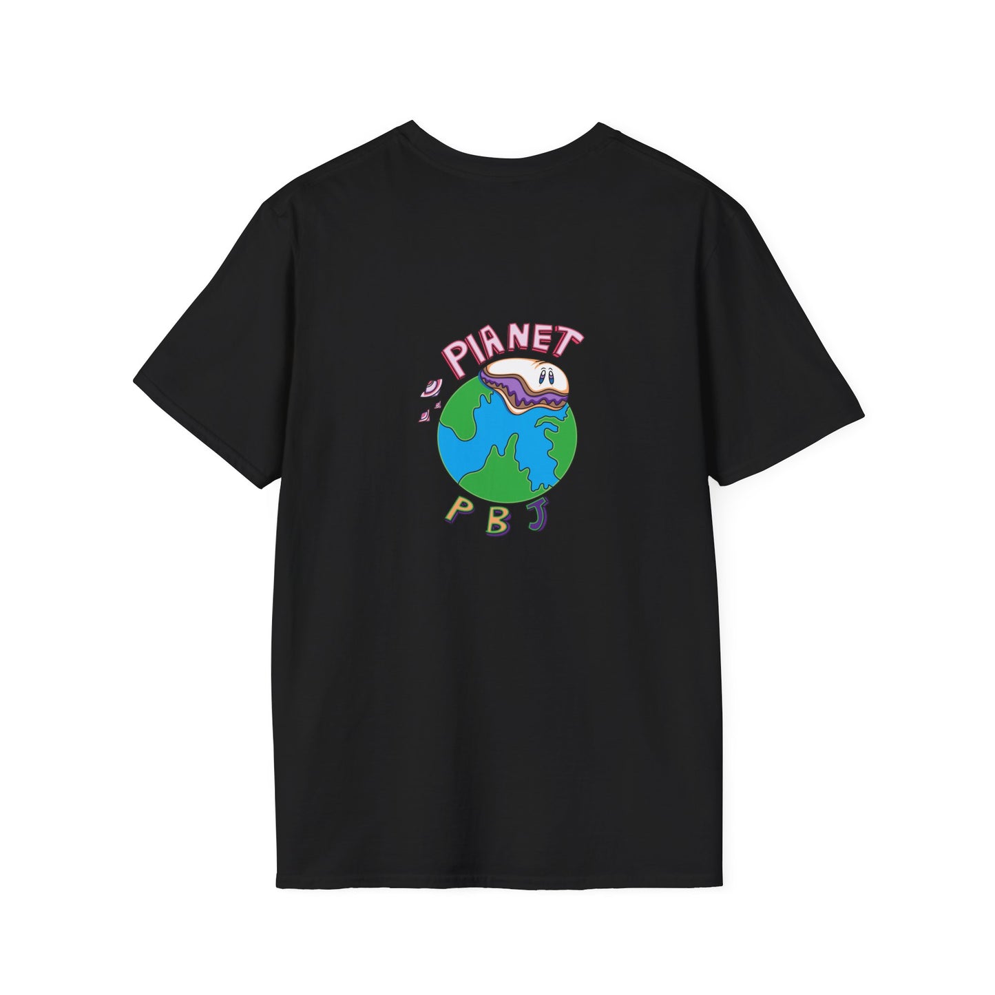 Playful Graphic Tee for Food Lovers, Fun Unisex Shirt, Planet PB&J Design, Gift for Kids and Adults, Casual Wear, Foodie Fashion