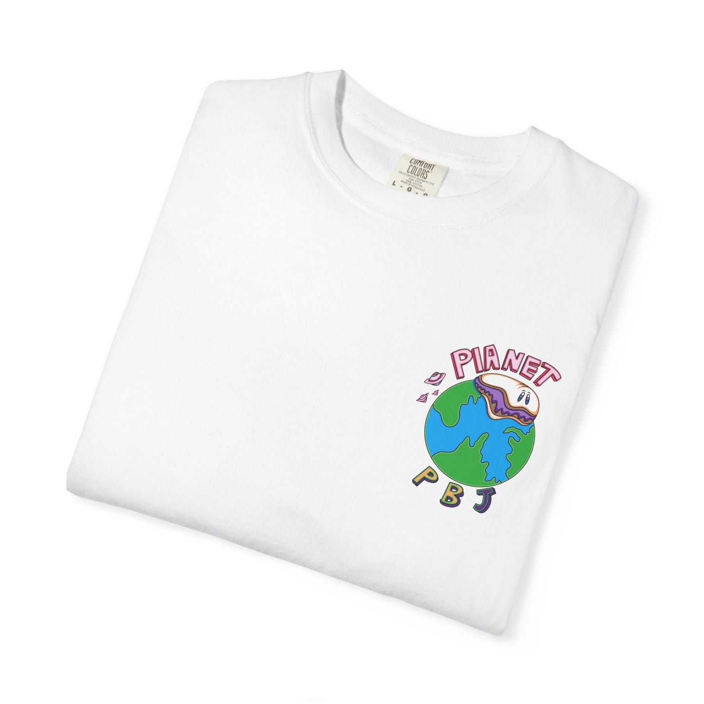 Jesus Lords Supper Planet PBJ Unisex Garment-Dyed T-shirt