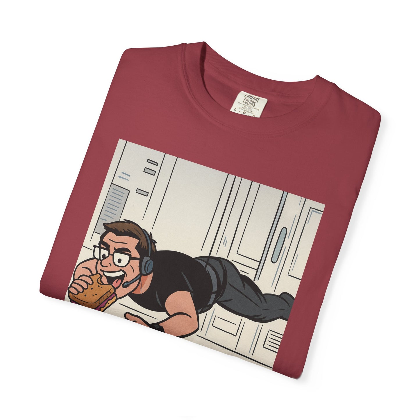 Mission Impossible Fun Graphic T-Shirt, Casual Unisex Tees, Quirky Gift for Food Lovers, Unique Apparel for Parties, Streetwear Inspired