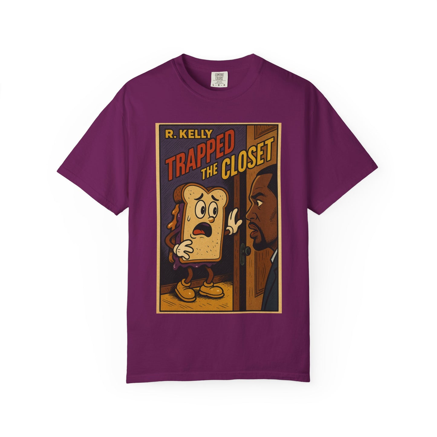 Trapped in The Closet  T-Shirt, Fun Unisex Tee for Music Lovers, Quirky Gift for Birthdays, Casual Wear, Retro Vibe