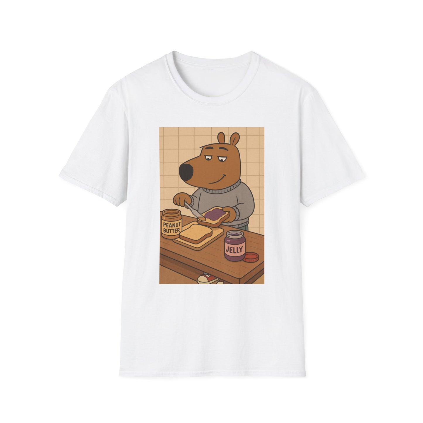 Chill Guy  Planet PB&J T-Shirt, Fun Graphic Tee, Cute Unisex Shirt, Foodie Fashion, Kids and Adult Fun Wear