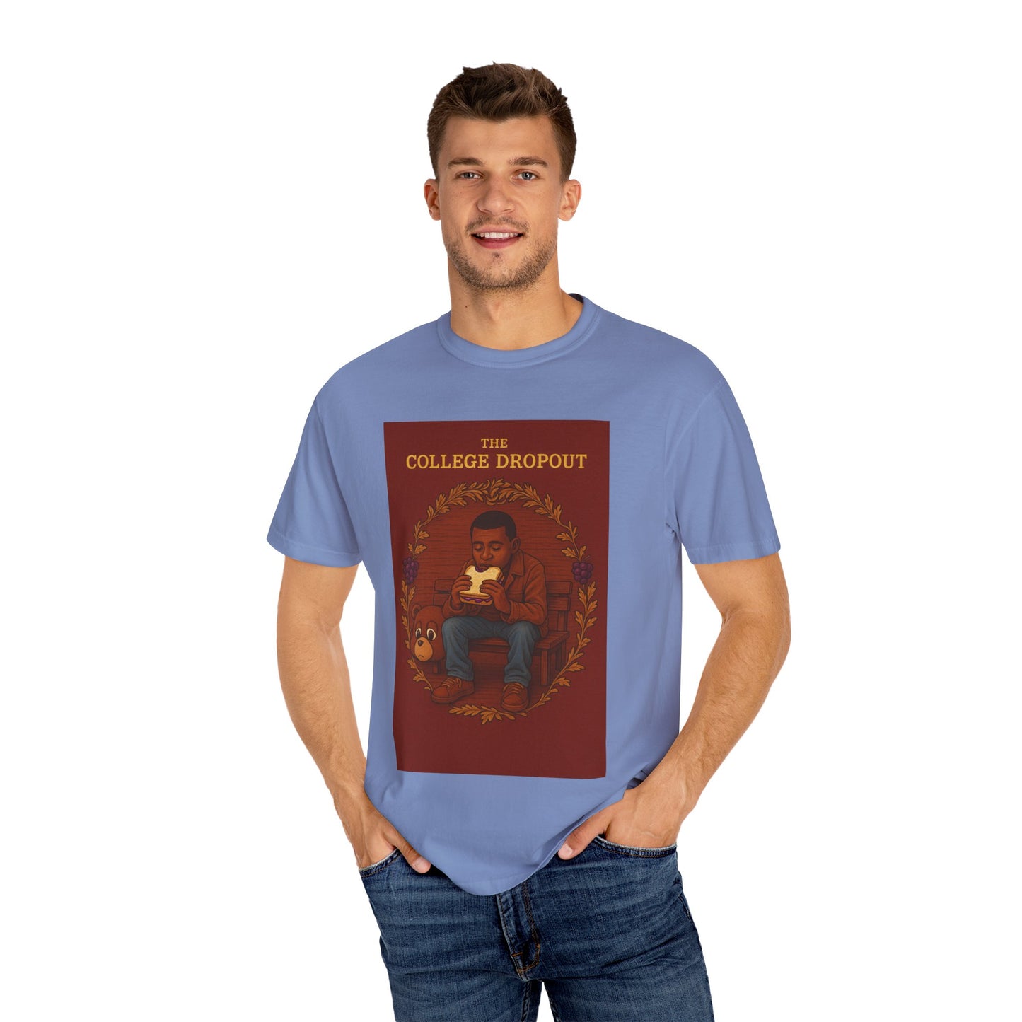 College Dropout PB&J  Artistic T-Shirt, College Dropout Inspired, Planet PB&J Design, Casual Wear, Gift for Music Lovers, Unique Graphic Tee