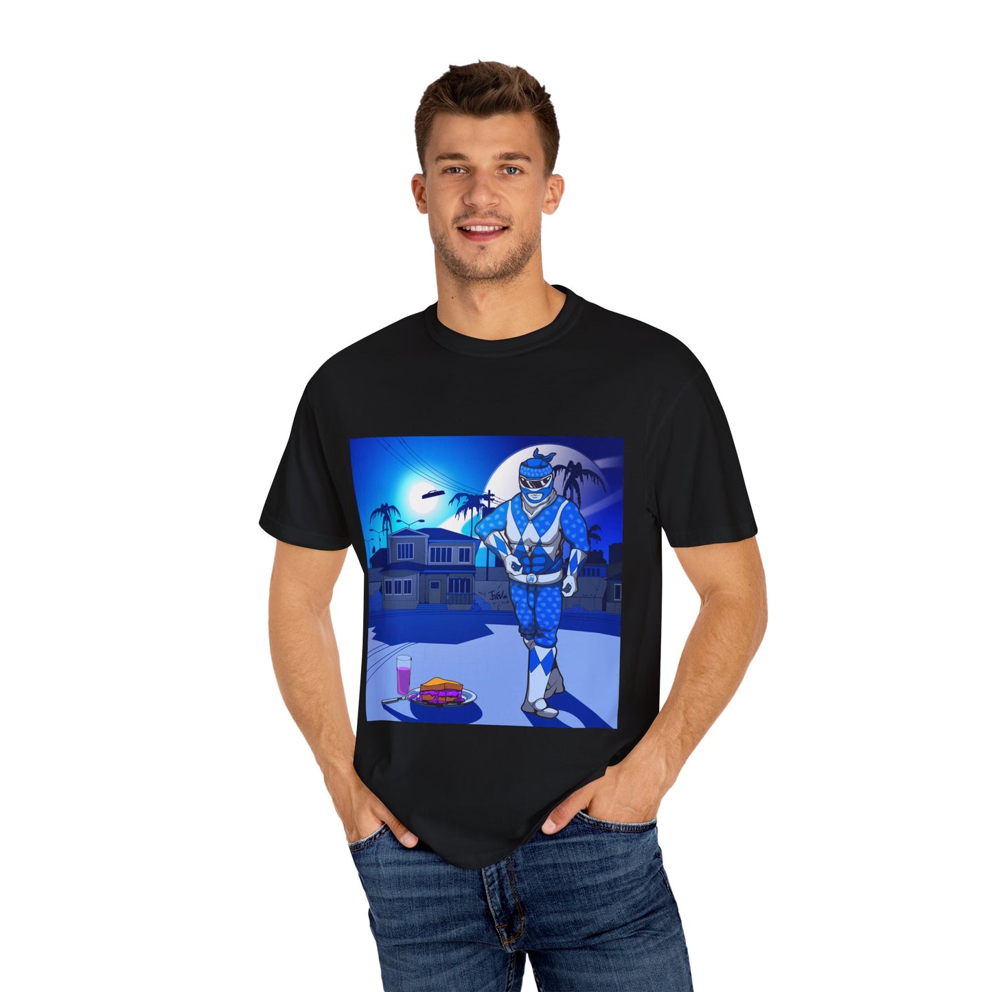 Blue  Ranger Long Beach Vibes Unisex T-Shirt - Perfect for Summer Adventures