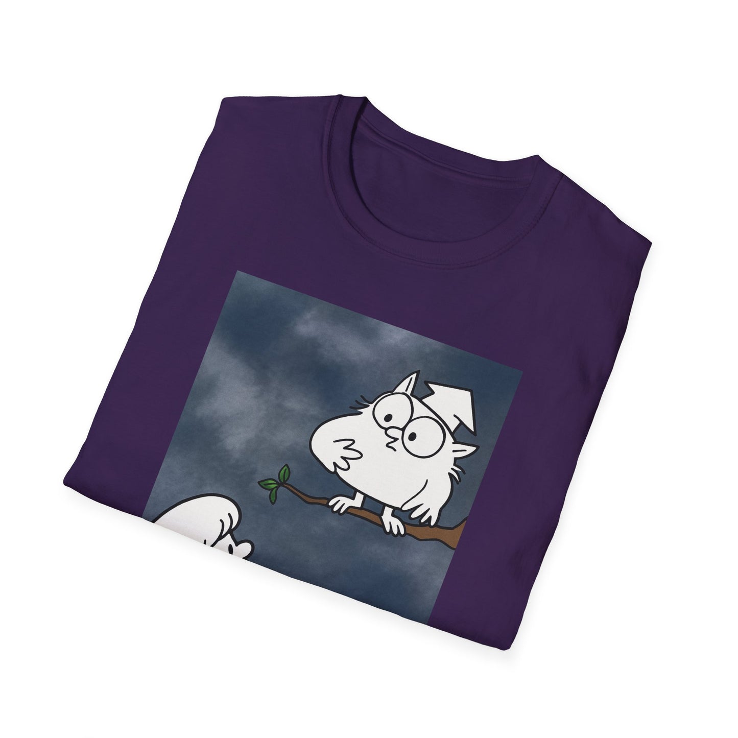 Playful Tootsie Owl Graphic Tee - Fun Design T-Shirt for Kids, Unisex Softstyle T-Shirt, Casual Wear, Gift for Birthdays, Eco-Friendly Fashion