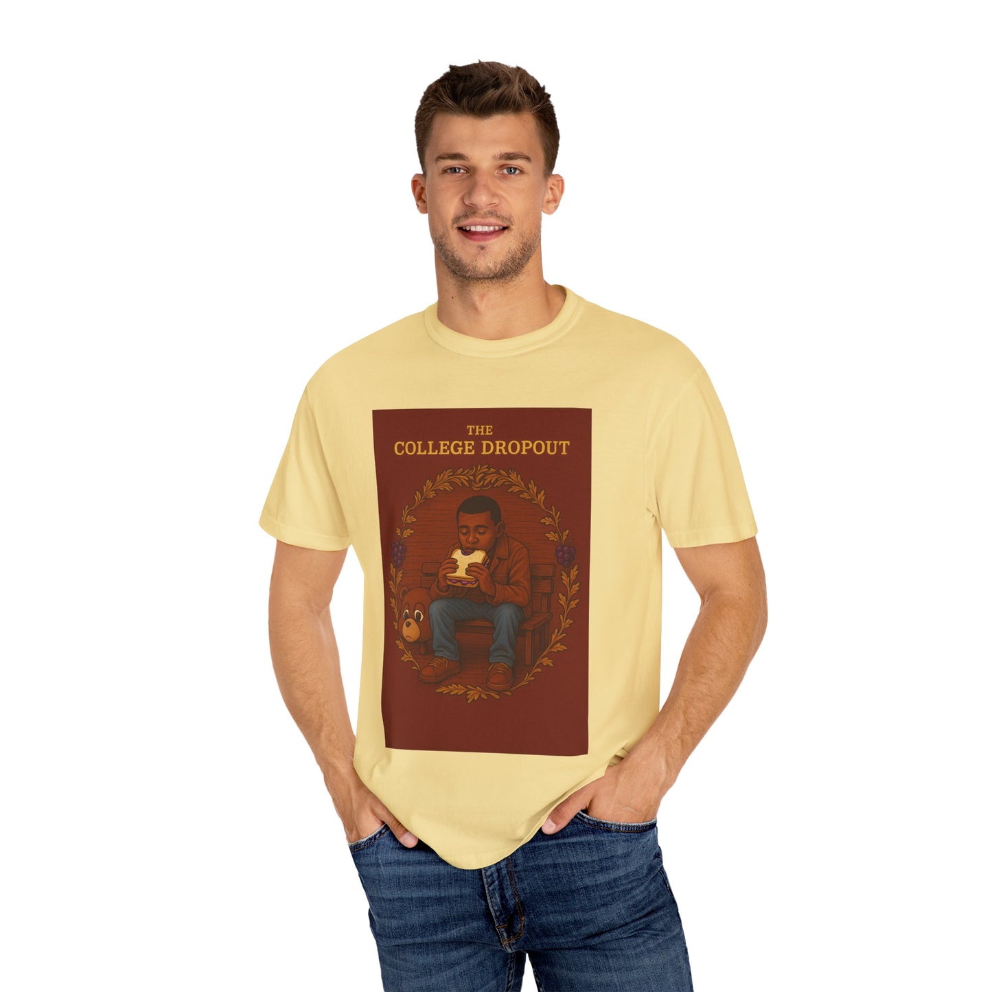 College Dropout PB&J  Artistic T-Shirt, College Dropout Inspired, Planet PB&J Design, Casual Wear, Gift for Music Lovers, Unique Graphic Tee