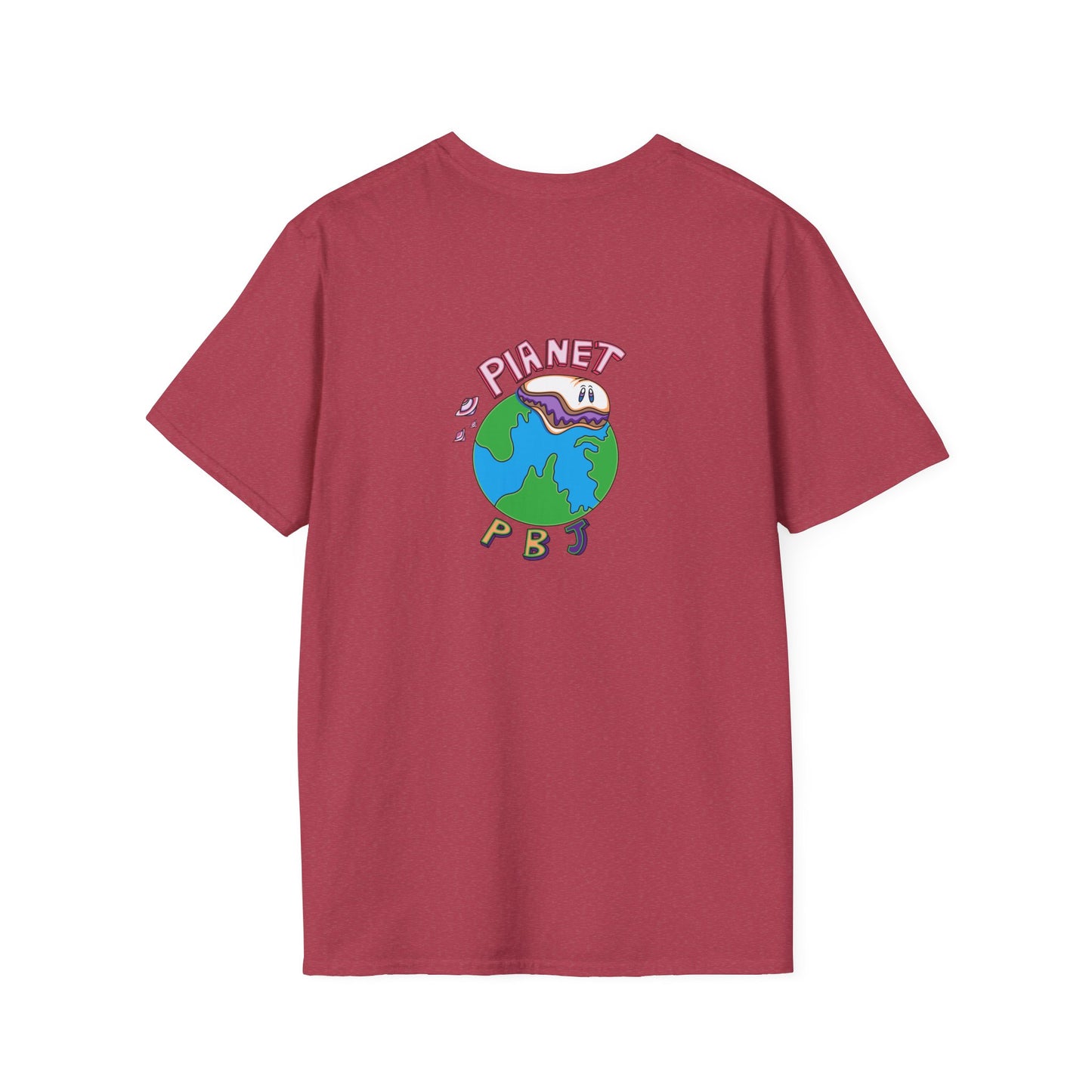 Doodle Bob Planet PB&J T-Shirt, , Cartoon Apparel, Summer Casual Wear, Youthful & Playful Fashion
