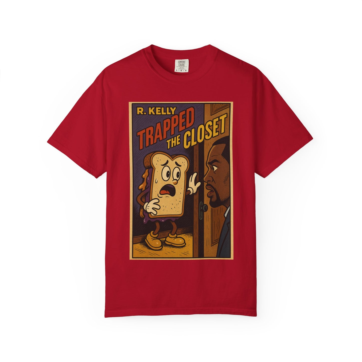 Trapped in The Closet  T-Shirt, Fun Unisex Tee for Music Lovers, Quirky Gift for Birthdays, Casual Wear, Retro Vibe