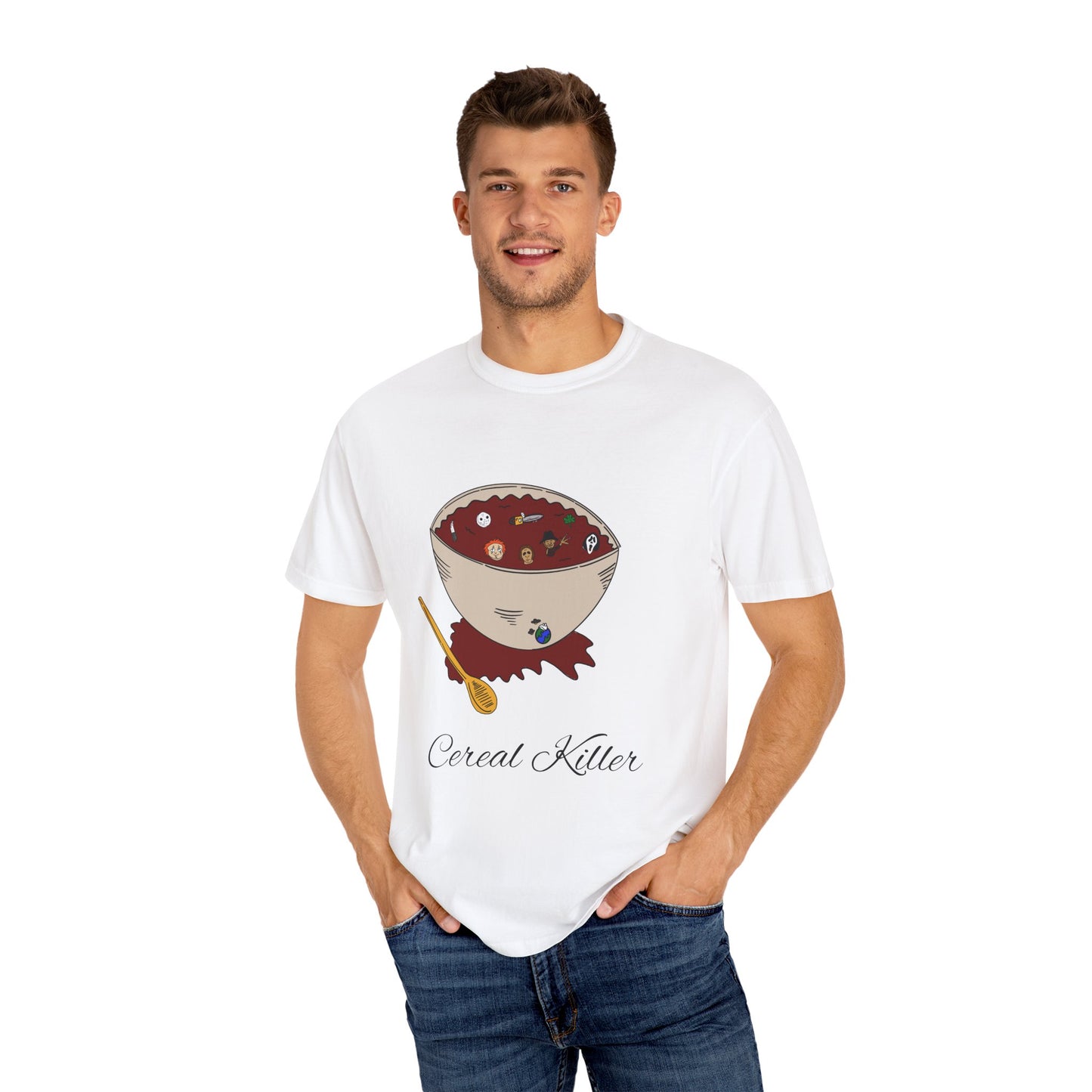 Cereal Killer Unisex T-Shirt - Fun, Quirky Graphic Tee for Food Lovers
