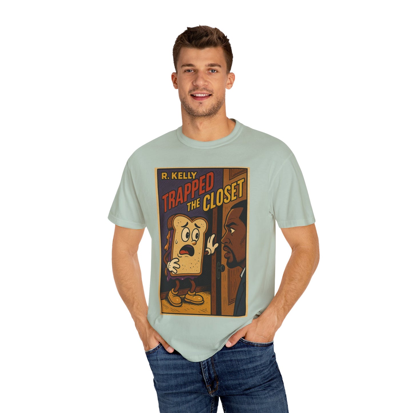 Trapped in The Closet  T-Shirt, Fun Unisex Tee for Music Lovers, Quirky Gift for Birthdays, Casual Wear, Retro Vibe