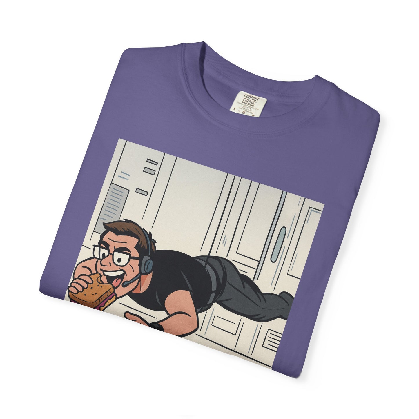 Mission Impossible Fun Graphic T-Shirt, Casual Unisex Tees, Quirky Gift for Food Lovers, Unique Apparel for Parties, Streetwear Inspired