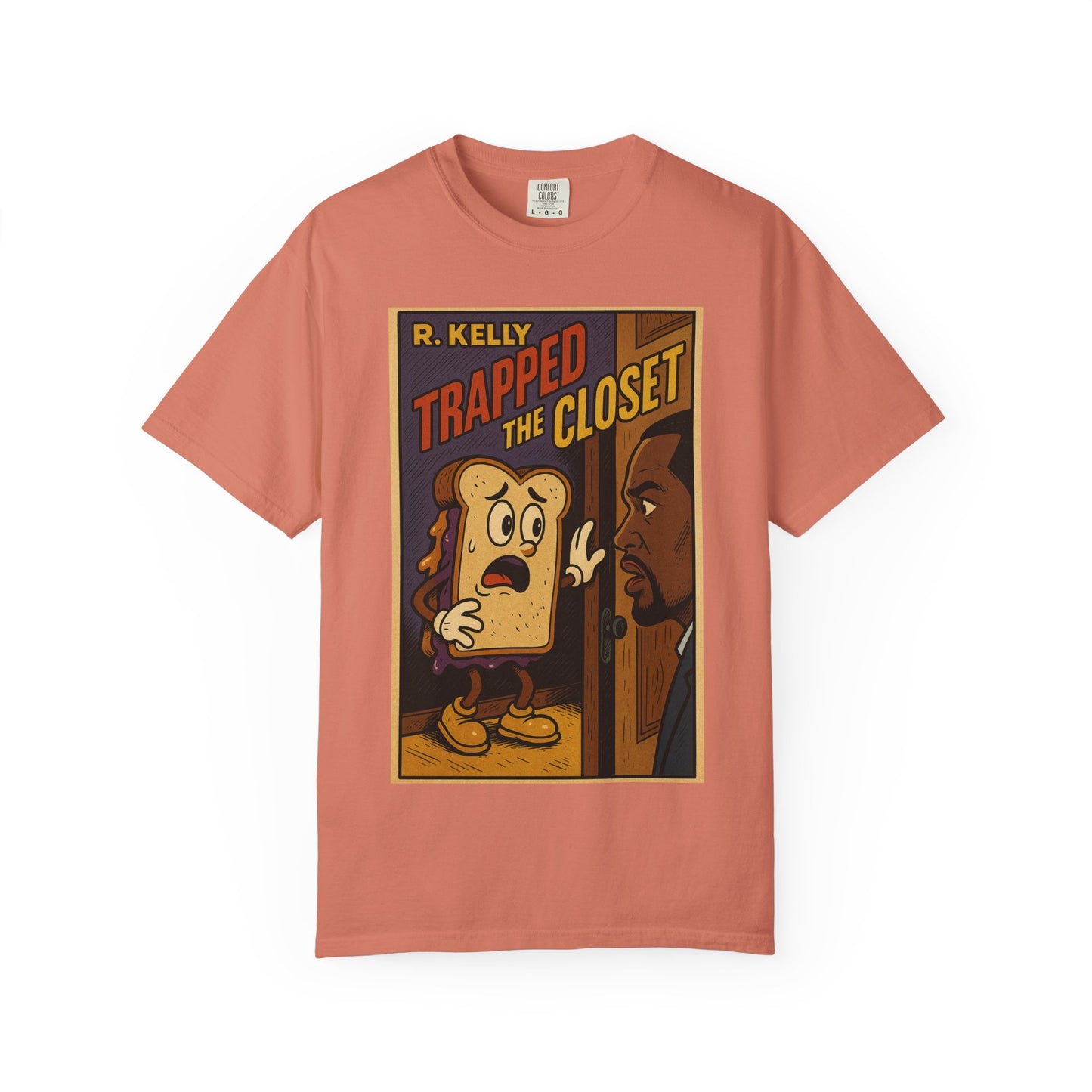 Trapped in The Closet  T-Shirt, Fun Unisex Tee for Music Lovers, Quirky Gift for Birthdays, Casual Wear, Retro Vibe