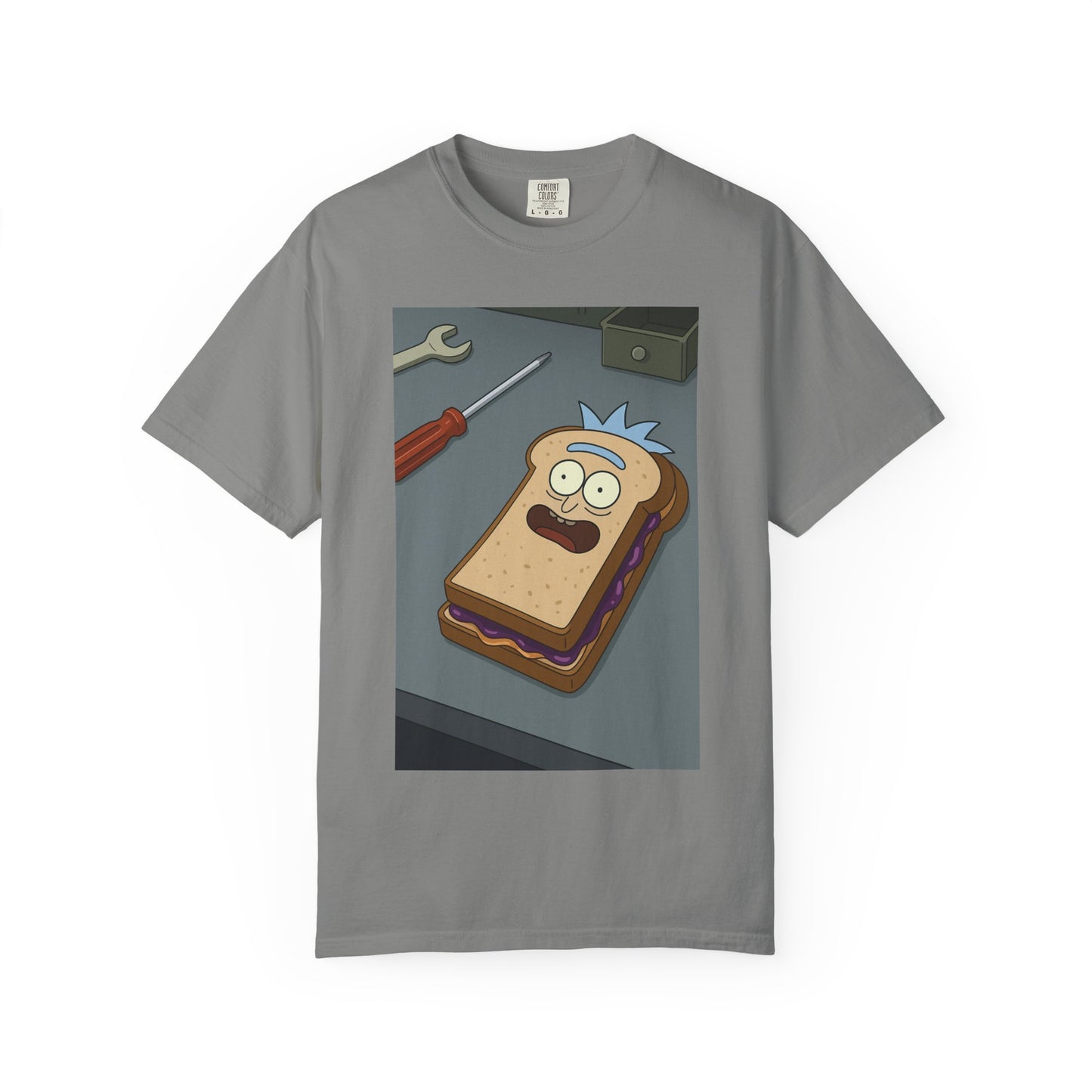 PB&J Rick and Morty Funny Unisex Graphic T-Shirt, Quirky Food Humor Tee, Perfect for Gift, Casual Wear, Planet PBJ Shirt