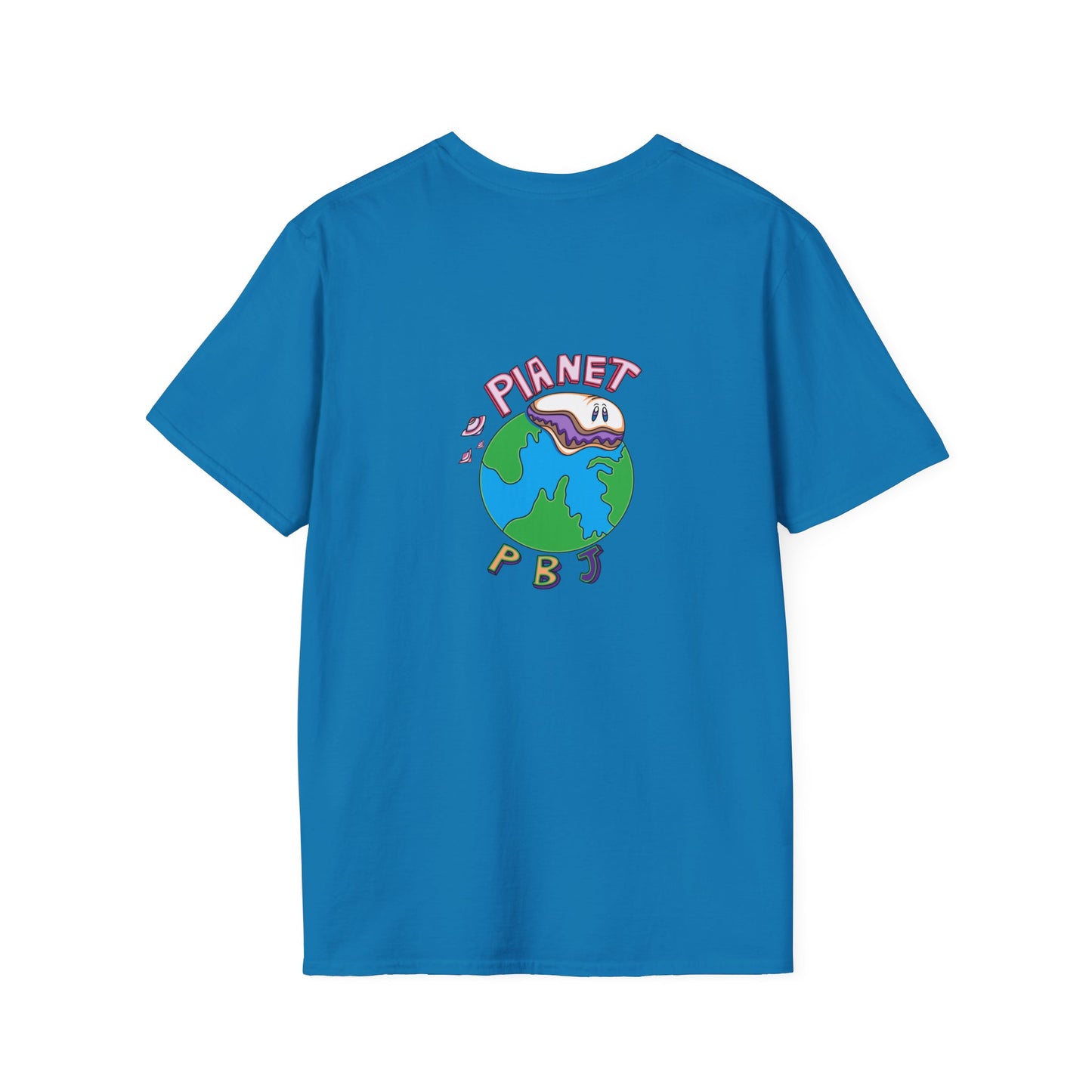 Playful Graphic Tee for Food Lovers, Fun Unisex Shirt, Planet PB&J Design, Gift for Kids and Adults, Casual Wear, Foodie Fashion