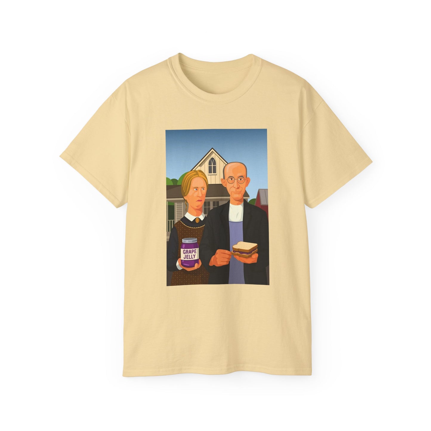 PB&J Lovers Unisex Tee, Fun T-Shirt for Foodies, Humor Gift, Casual Outing Shirt, Perfect for Birthdays, Picnics, Foodie Events