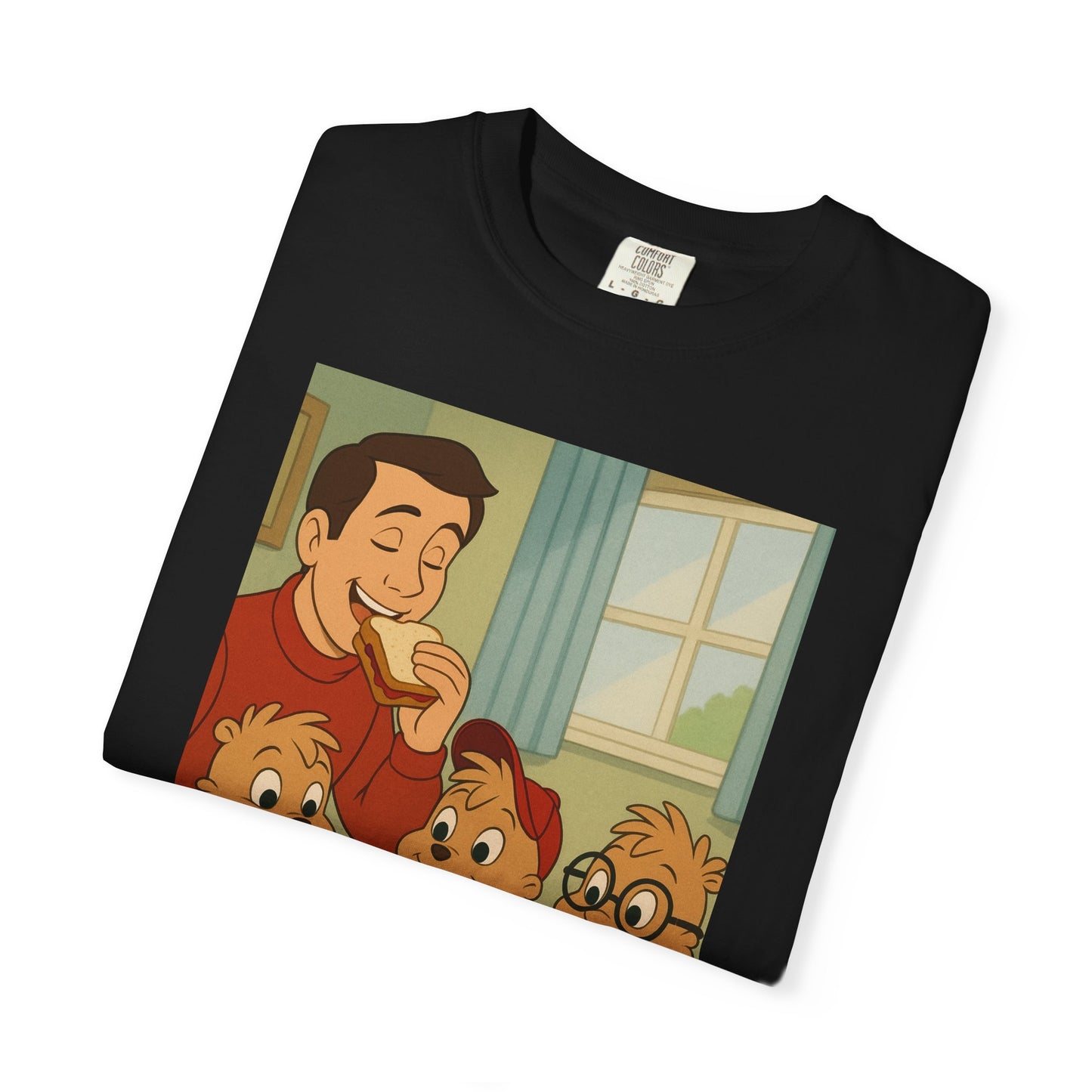 Playful Chipmunks Graphic Tee for Families, Cute Cartoon T-shirt, Kids Gift, Fun Retro Design, Unisex Casual Wear, Everyday Essentials