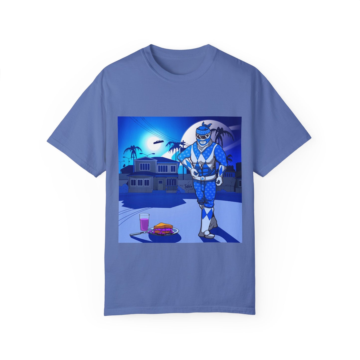 Blue  Ranger Long Beach Vibes Unisex T-Shirt - Perfect for Summer Adventures