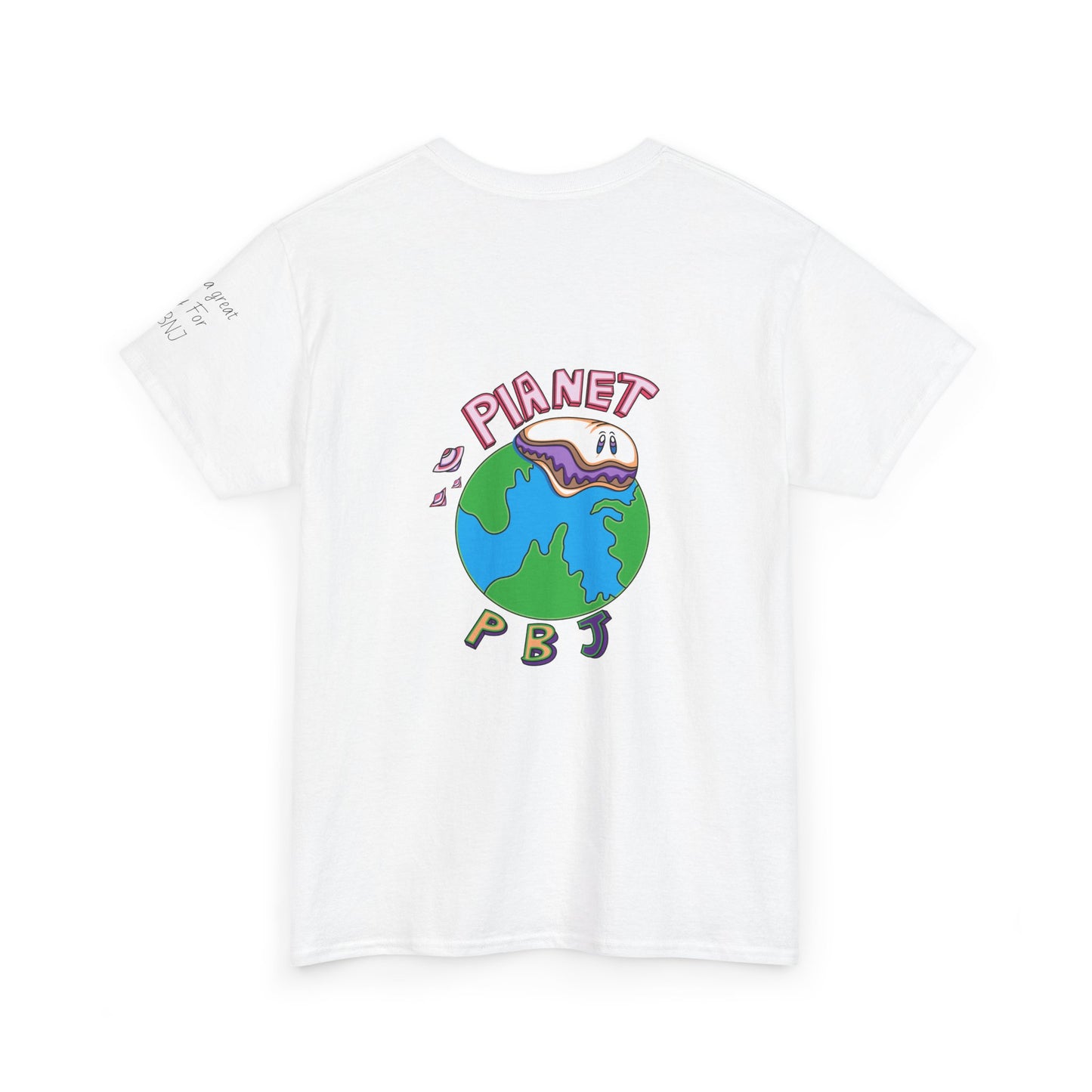 Funny Homer Simpson  Heavy Cotton Tee - 'Planet PBJ' with Cartoon Design
