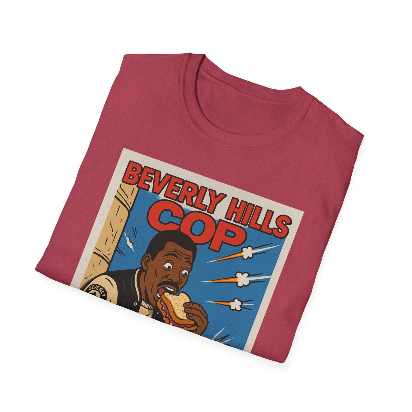 Retro Graphic T-Shirt - Beverly Hills Cop Design, Cool Gift, Vintage Style Tee, Movie Merchandise, Fun Casual Wear