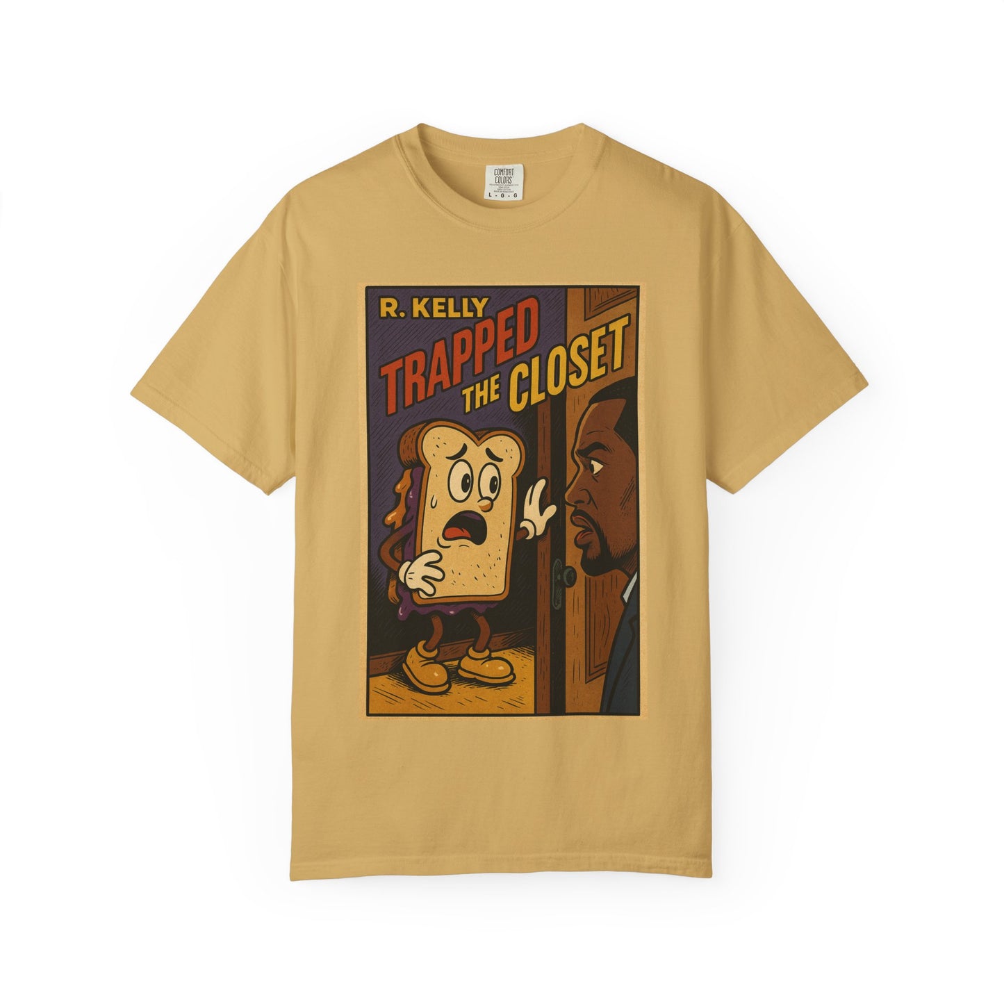 Trapped in The Closet  T-Shirt, Fun Unisex Tee for Music Lovers, Quirky Gift for Birthdays, Casual Wear, Retro Vibe