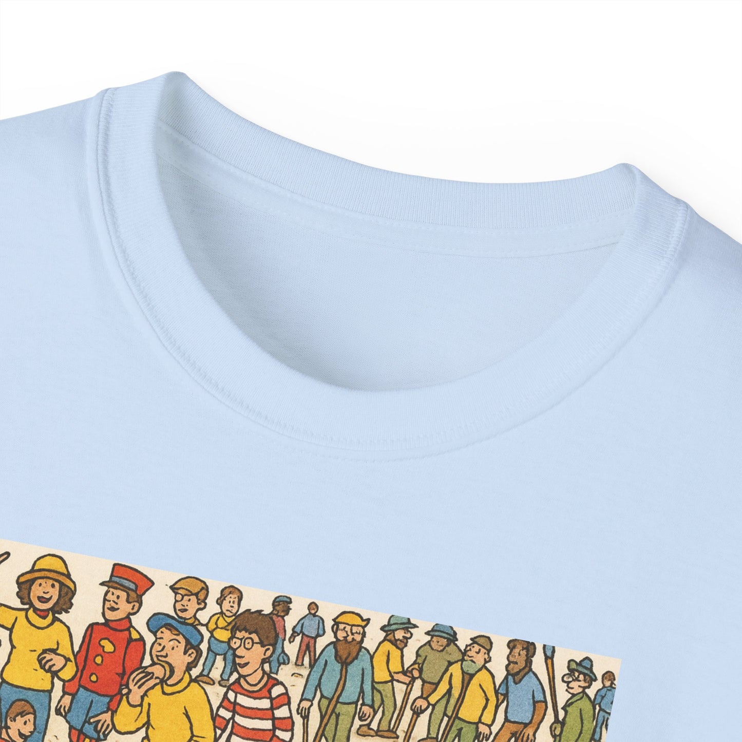 Waldo-Inspired Unisex T-Shirt, Fun Graphic Tee, Perfect for Gift Giving, Casual Wear, Ideal for Kids and Adults, Fun Party T-Shirt