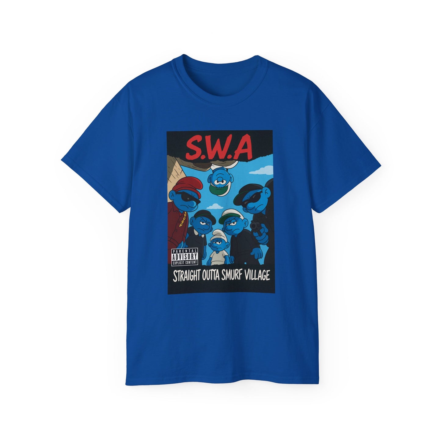Smurfs With Attitude Unisex Graphic Tee