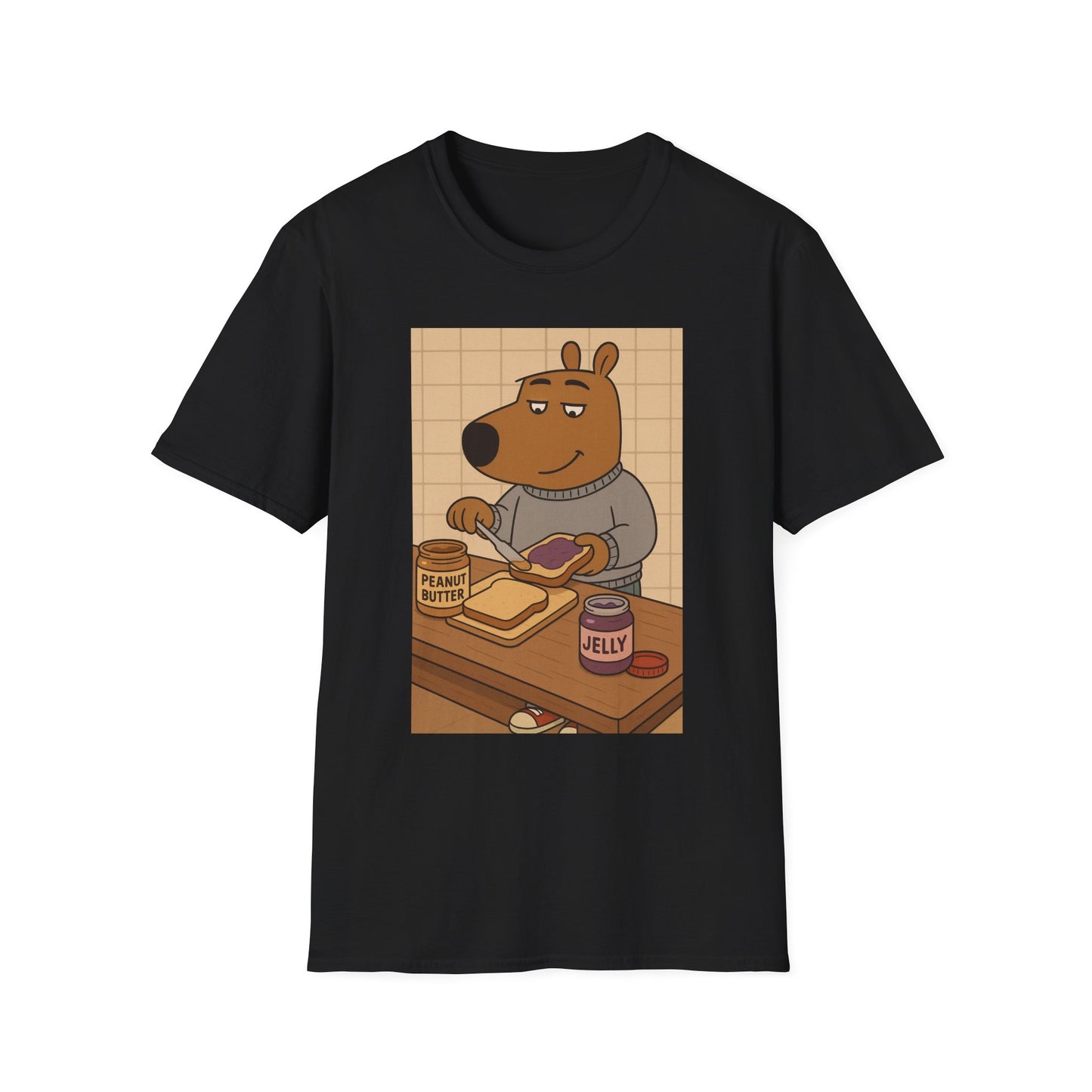 Chill Guy  Planet PB&J T-Shirt, Fun Graphic Tee, Cute Unisex Shirt, Foodie Fashion, Kids and Adult Fun Wear