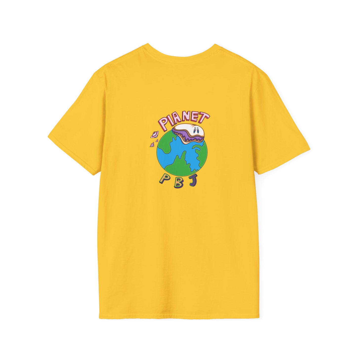 Quirky The Mask Unisex T-Shirt with Fun Graphics | Retro Vibes, Planet PB&J Design, Gift for Food Lovers, Unique Casual Wear, Graphic Tee