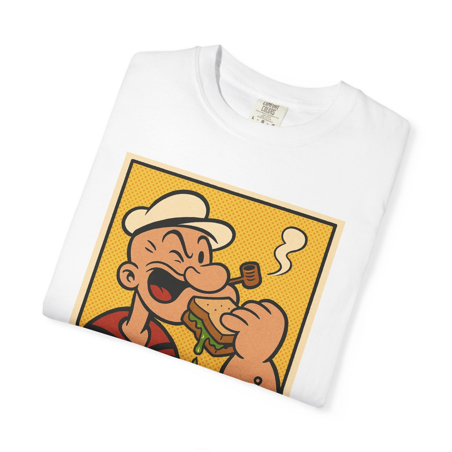 Popeye & PBJ Planet T-shirt, Vintage Cartoon Tee, Casual Unisex Shirt, Gift for Food Lovers, Nostalgic Apparel