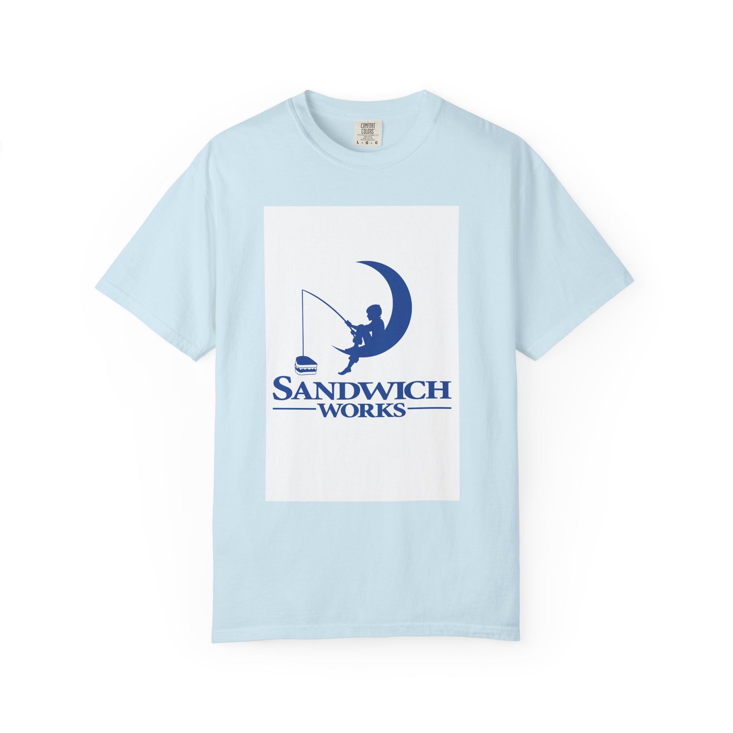 Sandwich Dream Works Fan Garment-Dyed Unisex T-Shirt: Chill Vibes, Eco-Friendly Fashion, Casual Wear, Gift for Nature Lovers, Perfect for Summer