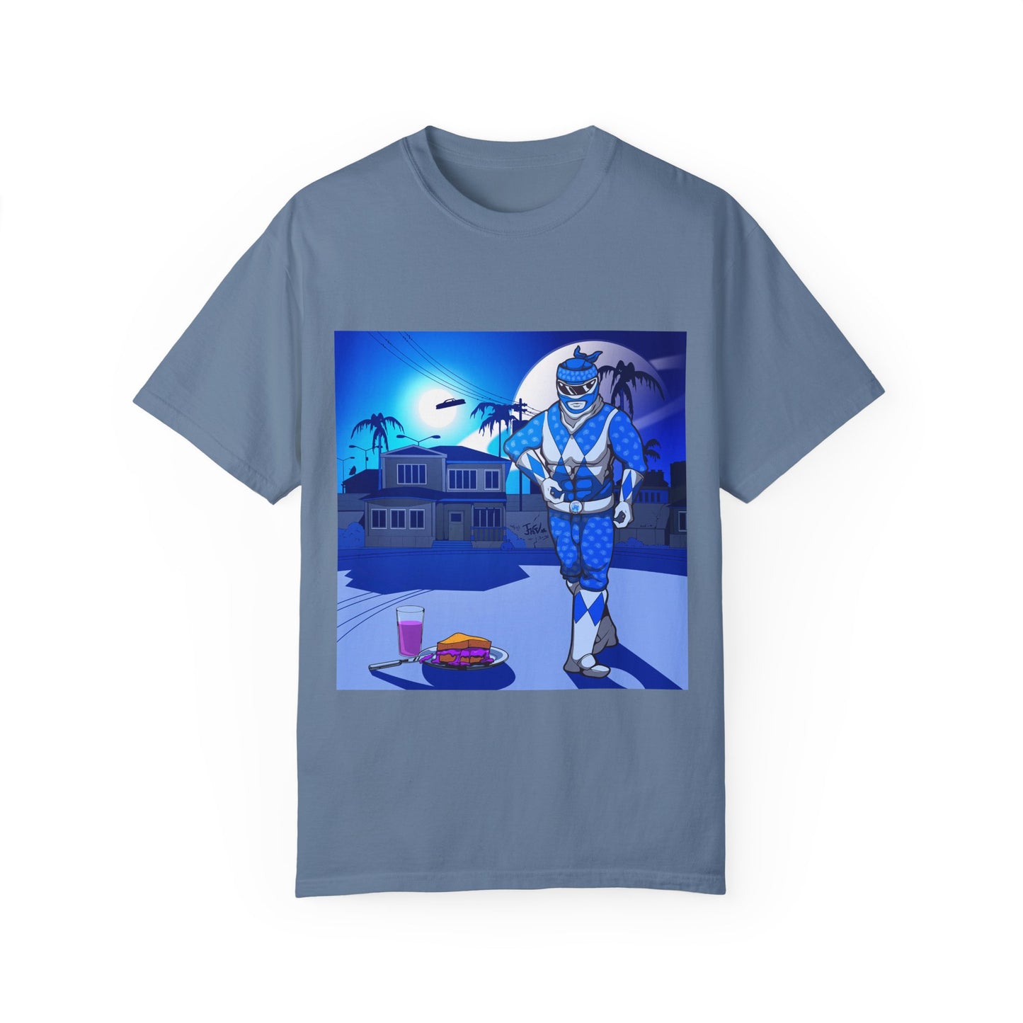 Blue  Ranger Long Beach Vibes Unisex T-Shirt - Perfect for Summer Adventures