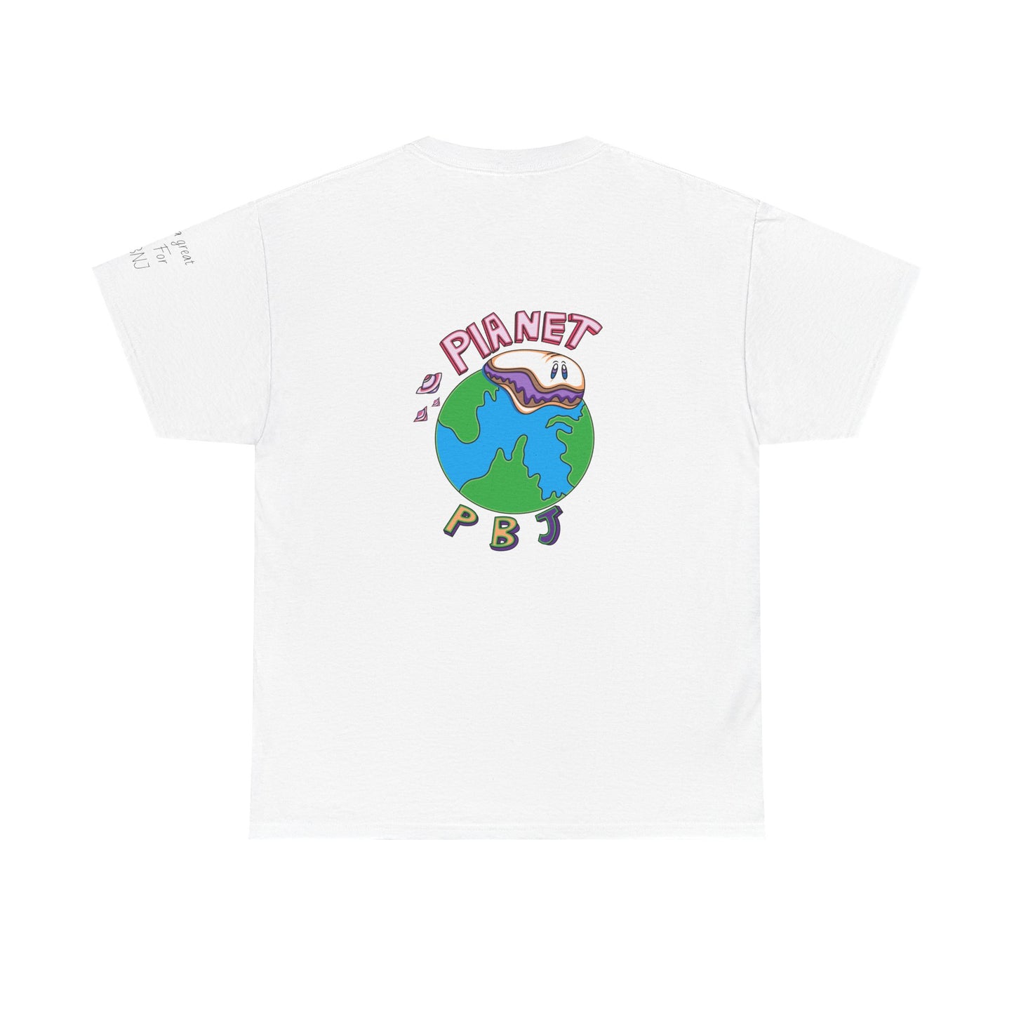 Funny Homer Simpson  Heavy Cotton Tee - 'Planet PBJ' with Cartoon Design