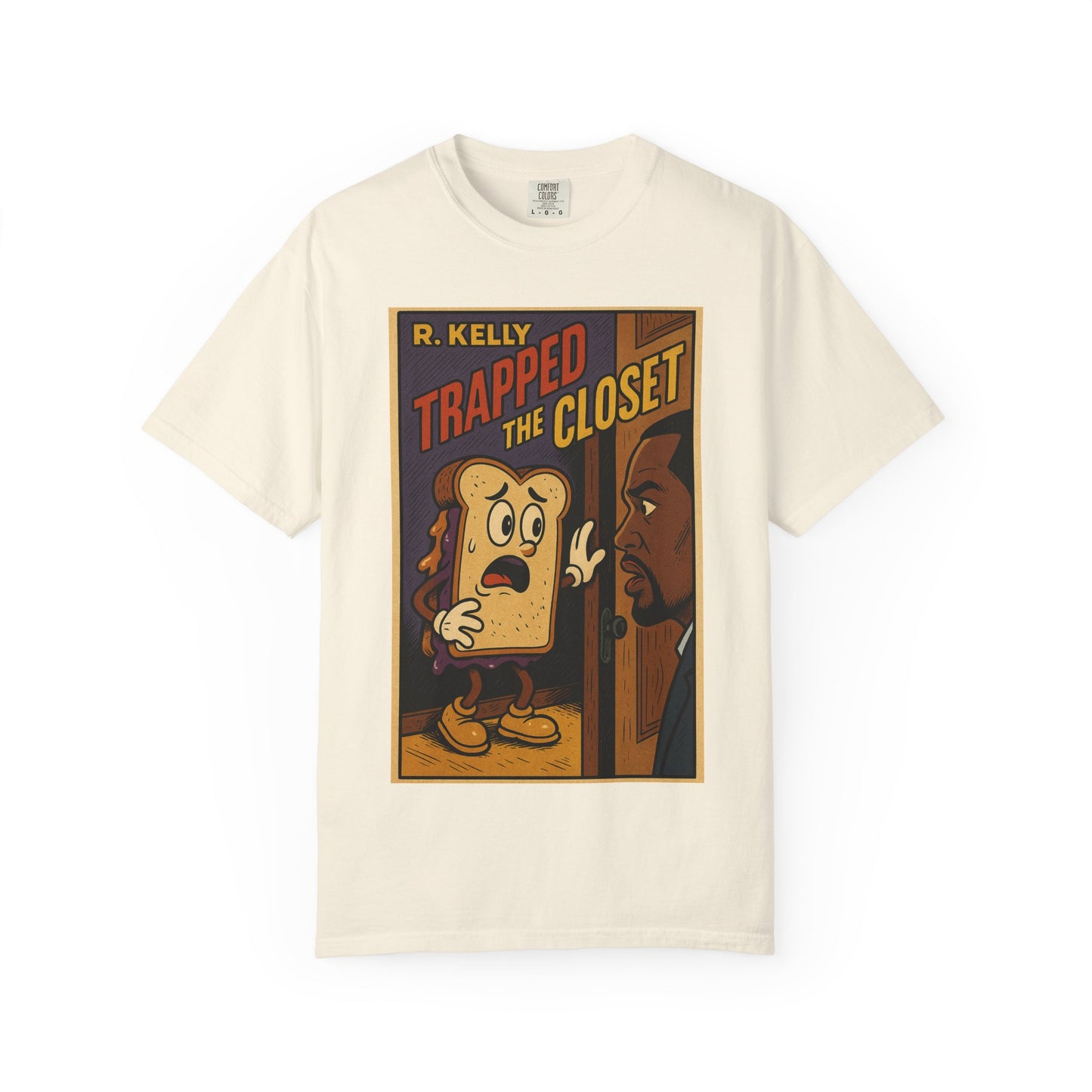 Trapped in The Closet  T-Shirt, Fun Unisex Tee for Music Lovers, Quirky Gift for Birthdays, Casual Wear, Retro Vibe