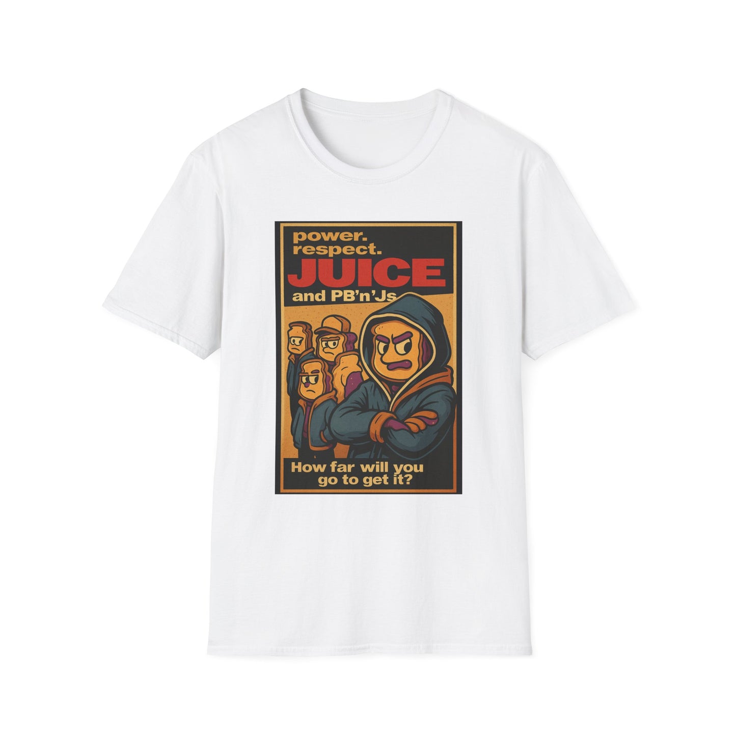 Tupacs Juice Movie  PB&J Unisex T-Shirt, Funny Graphic Tee, Unique Statement Shirt, Gift for Food Lovers, Creative Casual Wear